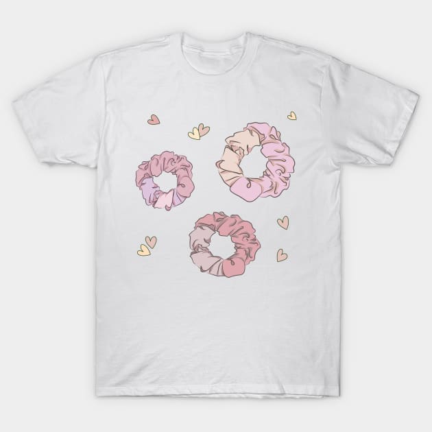 cute hair scrunchie T-Shirt by princessmi-com